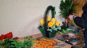 Корзина "Лукошко" осенняя