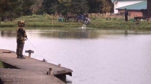 поимка форели