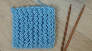 Французская резинка спицами. Уроки вязания для начинающих. Легко Elastic knitting needles Урок 152