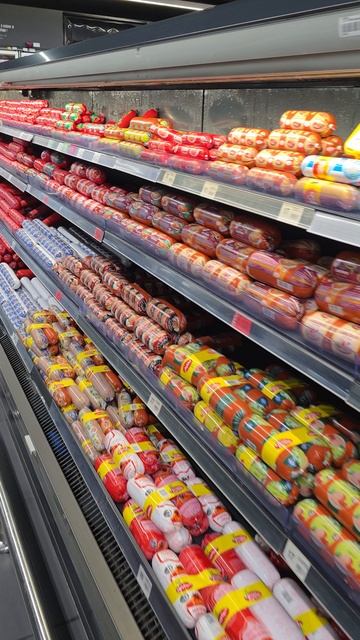 Рай продуктовый в супермаркете Касабланки, Марокко