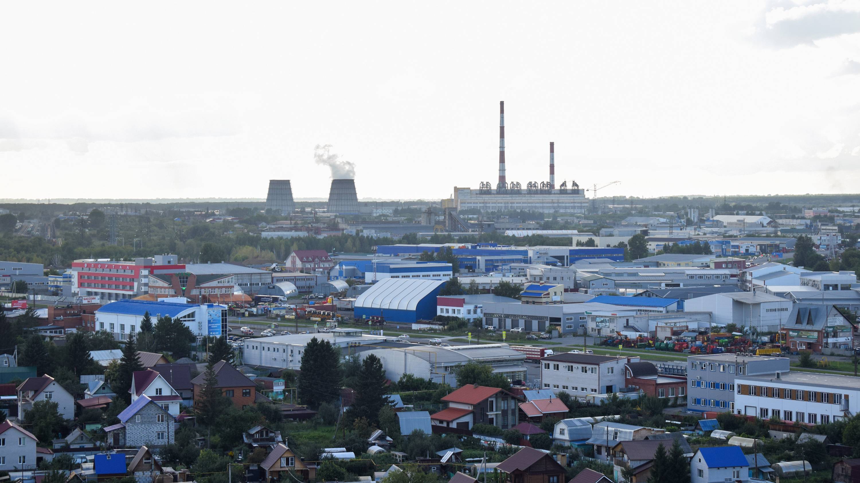 Барнаул-2023. Вид на город. (ул.Власихинская-ул.Попова)