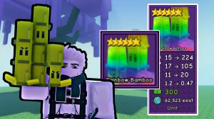 RAINBOW BAMBOO - ЛУЧШИЙ ЮНИТ ДЛЯ СТАРТА В ИГРЕ?! | GARDEN TOWER DEFENSE ROBLOX!