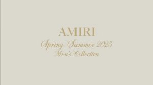 Показ мужской коллекции Amiri весна-лето 2025