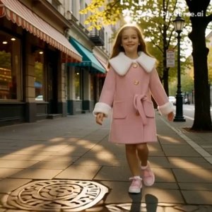 Хорошо быть девочкой в розовом пальто