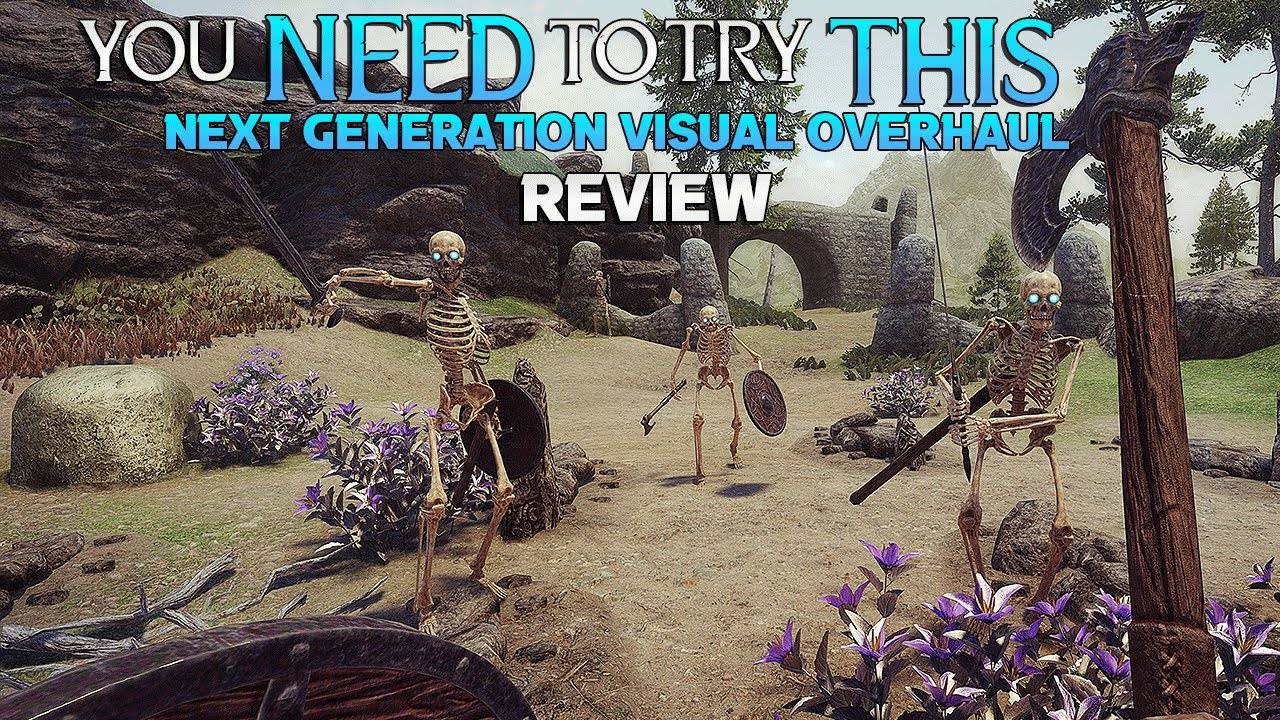 This Modlist COMPLETELY Remastered Skyrim - NGVO Modlist Review смотреть онлайн