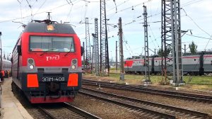 Поезд Новороссийск - Москва. Станция Лихая