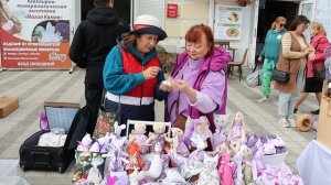 Праздник Белый Цветок на Открытии выставки.