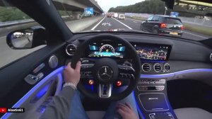 MERCEDES E63 S AMG 2024 POV TEST DRIVE