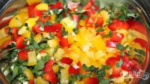 Мясной рулет из фарша с начинкой