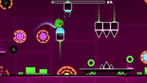 Я в geometry dash играю но на aвто