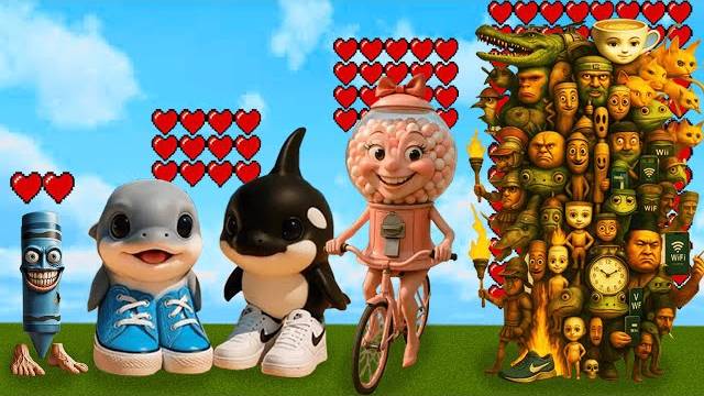 КАКИЕ НОВЫЕ БРЕЙНРОТЫ БЕССМЕРТНЫЕ?! СРАВНИВАЕМ В МАЙНКРАФТЕ БРЕЙНРОТИКИ ITALIAN MEMES БИТВА БОССОВ