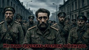 Не надо грустить, господа офицеры!