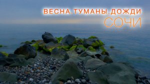 Сочи. Весна - туманы и дожди у моря. 2025