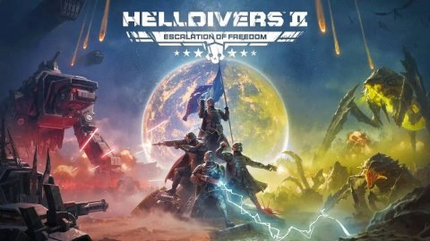 HELLDIVERS 2. Супергражданин Green несет демократию.