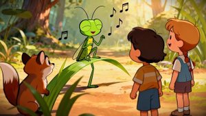 Песня про Кузнечика. Детские Песенки. Смотреть Мультики. Мульт-песенка для малышей.