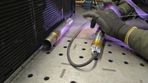 Водонагреватель для бассейна из радиатора и газовой пушки