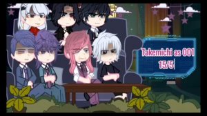 Tokyo Revengers reaction to Takemichi as 001/Frontman|| ТМ реакция на Такемичи как 001|| Sguid game