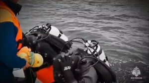 Тренировка водолазов в Хабаровском крае