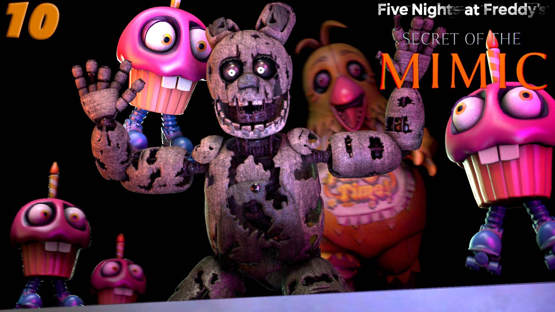 [FNAF SFM] Кексы предали Спрингтрапа во FNAF Secret Of The Mimic #10