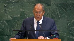 Выступление министра иностранных дел РФ Сергея Лаврова на 80-й сессии Генассамблеи ООН