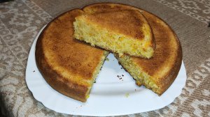 Тыквенный бисквит с апельсином