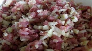 Курник со свининой и картошкой