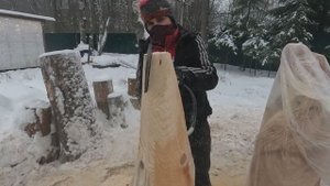Резьба от Лены Карвинг ёлочка новый год