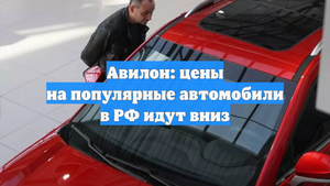 Авилон: цены на популярные автомобили в РФ идут вниз