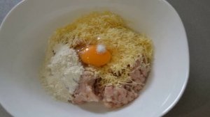 Куриный суп с сырными шариками