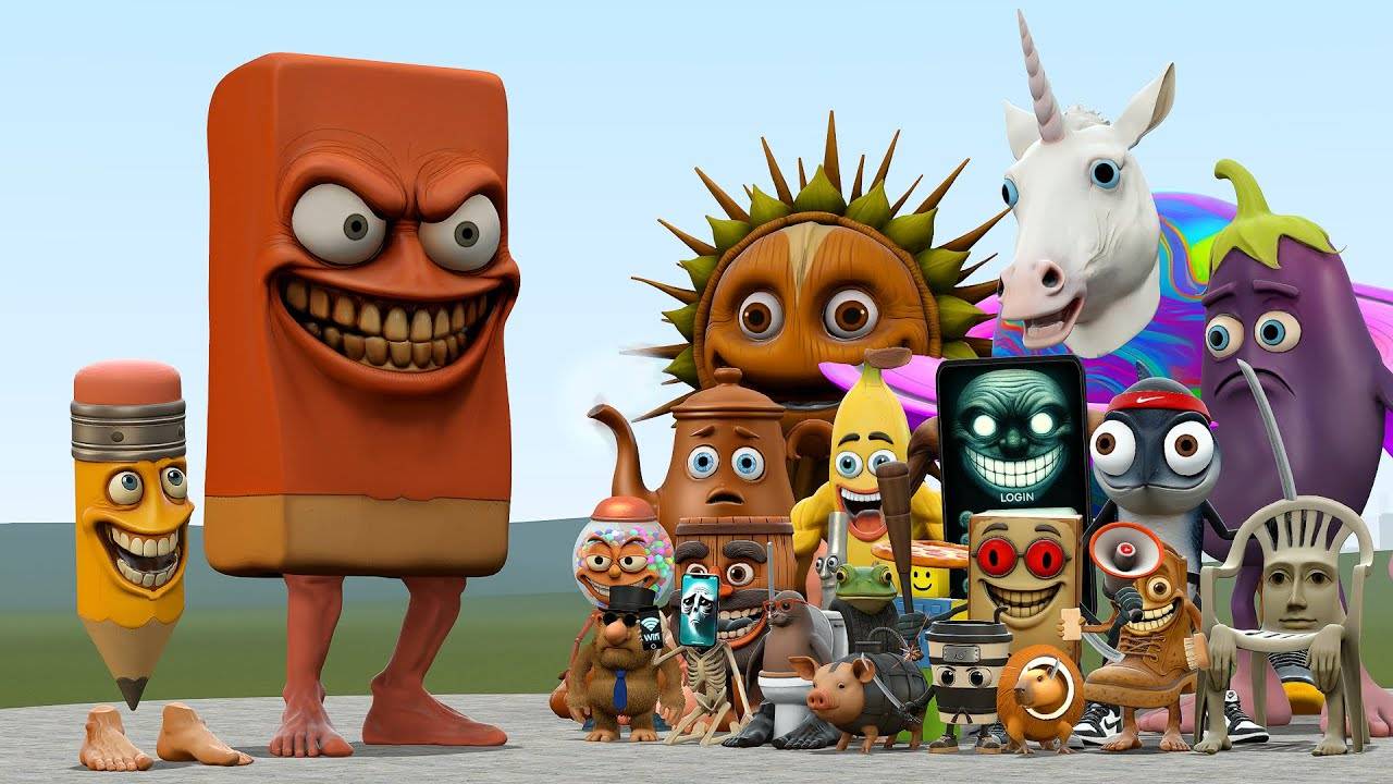 Новый Ластик El Hermano Perdido Против Всей Итальянской Семьи Мемов Brainrot смотреть онлайн