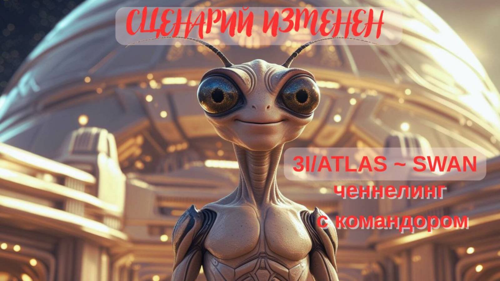 Сценарий изменен. 3I/ATLAS~SWAN. Ченнелинг с командором