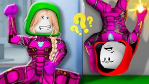 Железный Человек Джей Джей влюбился в Железную Деву с первого взгляда! Анимация Роблокс