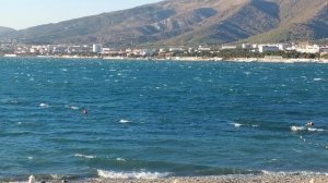 Геленджик. Норд ост. Пустые пляжи.