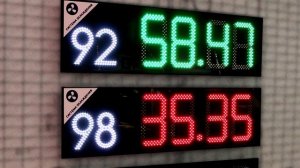 Какие могут быть визуальные эффекты в табло для АЗС?