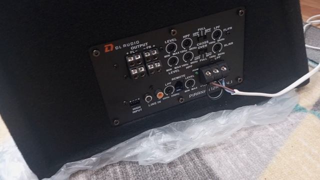 Обзор прослушка распаковка сабвуфера Piranha 12A SE 4.1 от компании DL audio