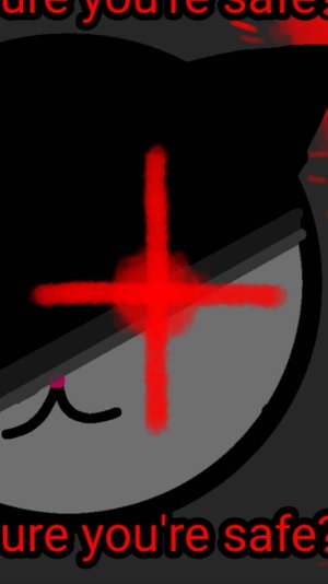 Процесс рисования крипового арта своего перса