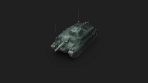 Играю в Tanks Blitz - Бой на французской ПТ-САУ 4 уровня SAu 40