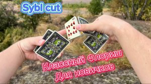 Флориш для новичков (sybl cut cardistry tutorial )
