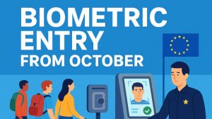 С октября въезд в ЕС меняется — запускают биометрический контроль #граница #новости #путешествия #ес