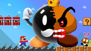 Каждый прыжок Марио взрывает всё вокруг! Мир бомб!