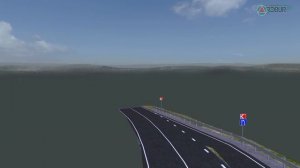 Визуализация съезда к объекту сервиса с. Танковое Крым.