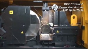 Высокоточный автоматический дисковый отрезной станок с ЧПУ для резки металла круга квадрата трубы