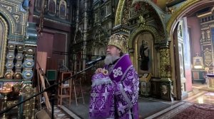 Проповедь епископа Максима в Вознесенском соборе