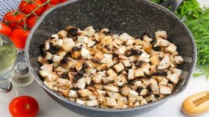 Мясной фарш с грибами