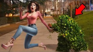 Bushman Prank_ Christmas Scares in Madrid !