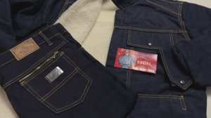 Индийская джинсовая куртка из СССР. Шерпа Vaquero .