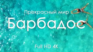 Барбадос Карибы 4K Full Ultra HD | Пляжи, океан и музыка фортепиано | Видео для чила и релакса