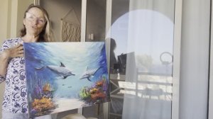 Художница в Египте