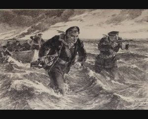 НАС БРОСИЛИ НА ПЕТЕРГОФ, В ЗАЛИВЕ, НА МЕЛИ....(Петергофский десант)