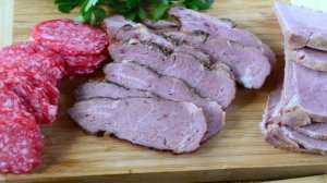Мясная нарезка на Пасху